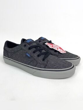 Vans Bishop Sneaker Shoe Mens Size 8.5 Gray Lace Up Low